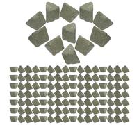 BESPORTBLE Triangle Silicon Carbide Ceramic Abrasive for Grinding and Glossy Polish, 450 Gram Bag, for Jewelry Polishing and Tumbling Media Use at Home or Factory
