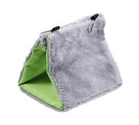 BESPORTBLE Triangle Thickened Warm Parrot Nest Cozy Hammock Bird Bed House for Parrots and Birds and Adorable Design for Play and Sleep for Home