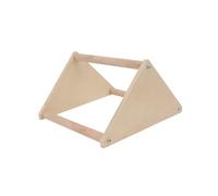 BESPORTBLE Triangular Parrot Standing Rack Natural Wood Bird Perch for Pet Birds and Chicks Smooth Polished Surface Cage Accessory