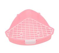 BESPORTBLE Triangular PET Litter Tray for Small Animals Guinea Pig and Rabbit Toilet Leakproof Base Corner Design for Easy Training for PET Cages and Enclosures