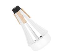BESPORTBLE Trumpet Mute Practice Noise Reducer Abs Silver Mute for Beginners Lightweight Practice Accessory for Children's Trumpet Lessons