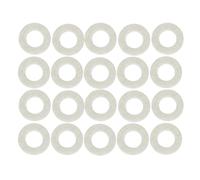 BESPORTBLE Trumpet Providing Fixing Effects Felt Pads 20pcs White Felt Washers Sturdy and Easy to Replace for Trumpet Accessories and Brass Instruments
