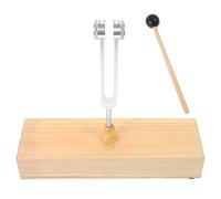 BESPORTBLE Tuning Fork and Mallet Hammer with Wooden Voice Box Aluminum Alloy Enhancing Focus and Deeper Meditation Experiences for Meditation Practices and Balance Exercises