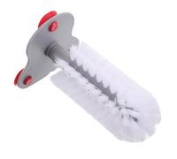 BESPORTBLE Turtle Shell Cleaning Brush with Suction Cup Gentle Bristle Accessory for Tortoise Shell Care Stable Scrub for Aquatic and Terrestrial Turtles Red Suction Design