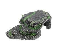 BESPORTBLE Turtle Terrace Fish Tank Tunnel Frog Landscaping Rock Turtle Basking Platform Turtle Decors Reptile Lizard Platform for Turtle Tank Turtle Platform Tortoise Kit Snake Cage Resin