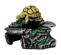 BESPORTBLE Turtle to Platform Resin Basking Aquatic Turtles Black for Rock with Strong and Stable Structure Simple Clean and Aquatic Landscape