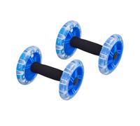 BESPORTBLE Twin-wheel Fitness Tummy Shaping Roller Abdominal Exercise Device for Men Women Non- Handles Lightweight Design for Core Strengthening
