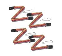 BESPORTBLE Ukulele Straps 4pcs Adjustable Length Woven Bohemian Style Soft to The Touch Cotton Guitar Shoulder Belts Reducing Wear on Clothing for Performance and Supporting Different Music