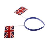BESPORTBLE Union Jack Head Spring Design Flag Headband for Women Hair Accessory for Costume Parties Festivals and Celebrations Lightweight Comfortable for Football Fans and Themed Events