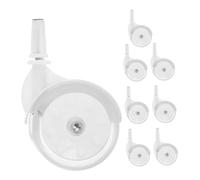 BESPORTBLE Universal Baby Walker Wheels Replacement Plastic Stroller Wheel Casters for Infant Walkers and Baby Carts Set of 8