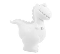 BESPORTBLE Unpainted Vinyl Dinosaur Figurine DIY Craft for Adults Unfinished Dinosaur Decoration for Creative Coloring and Bedroom Nursery Ornament