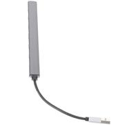 BESPORTBLE USB 7-port Hub USB Port Adapter for Laptop Computer Grey Multi-device Connectivity for Office and Home Use
