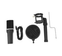 BESPORTBLE USB Condenser Microphone Kit with Desktop Stand for Live Streaming Recording Gaming and Voiceover Multi Functional Mic for Home and Office Use Black