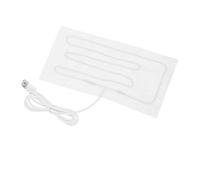 BESPORTBLE USB Heating Pad for Reptiles Fast Heating Compact Electric Warming Mat for Small Pets Outdoor Use Lightweight White Reptile Heat Mat for Cats and Mammals