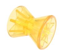 BESPORTBLE Uv-resistant Yellow PVC Bow Roller for Boat Trailer Shock-resistant Trailer Replacement Part Precise Keel Guide for Yacht and Kayak Craft Protection