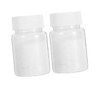 BESPORTBLE Velvet Flocking Powder DIY Craft Kit 2 Bottles 1.5mm Pure White 10g Each for Handmade Dolls and Nail Art Decoration Home and School Art Supplies