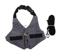 BESPORTBLE Vest and Leash Pets Breathable Pet Supplies Gentleman Style for Daily Walks and Outdoor Adventures