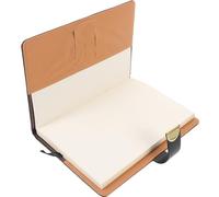 BESPORTBLE Vintage A5 Notebook with Lock, Black Faux Leather Cover Journal, Lined Travel Diary for Business and Student Writing, Secure Notepad for Scheduling and Journalling