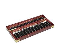 BESPORTBLE Vintage Abacus for Boys and Girls Wood Abacus Beads Arithmetic Portable Students Tools School Supplies Retro Design for Learning Maths Counters