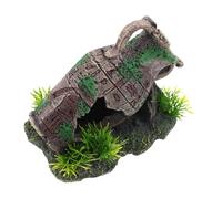 BESPORTBLE Vintage Broken Vase Aquarium Decor Resin Ornament Water-resistant Fish Tank Cave Shelter for Betta Shrimp Habitat Multipurpose Rustic Hideout Enhancing Home Office Pet Store