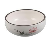 BESPORTBLE Vintage Ceramic Lotus Bowl Planter Hydroponic Flower Pot for Indoor Succulents and Water Plants Low Maintenance Decorative Bonsai Container for