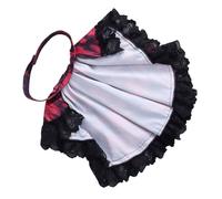 BESPORTBLE Vintage European Style Ruffled Chiffon Fake Collar for Women Detachable Renaissance Neck Elegant Faux Suit Collar Accent for Dresses Sweaters Office and Casual Wear