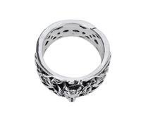 BESPORTBLE Vintage Foxes Modeling Ring Stylish Chic Men's Fashion Accessory for Festivals Parties Daily Wear Unique Eye-catching Decor Gift for Friends and Family Silver