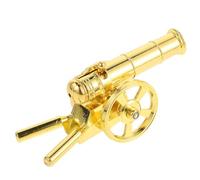 BESPORTBLE Vintage Mini Metal Cannons Model with Realistic Historical Design Premium Finish Desktop Ornament for Home Shelf Decoration and Educational Collectible for History Enthusiasts