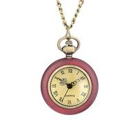 BESPORTBLE Vintage Quartz Pocket Watch Pendant Durable Design with Long Chain Elegant Mechanical Style for Men and Women Present for Special Occasions