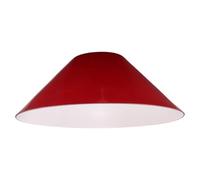 BESPORTBLE Vintage Red Glass Lamp Shade E27 Replacement for Table Desk Lamp Retro Bell-Shaped Glass Lampshade for Study Office Library Decorative Task