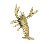 BESPORTBLE Vintage Solid Copper Figurine Retro Desktop Pen Rest Brass Animal Sculpture Decorative Home Tea Ornament