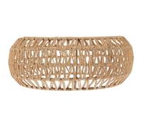 BESPORTBLE Vintage Straw Rope Pendant Lamp Shade, Hanging Lampshade Replacement for Ceiling Light, Retro Yellow Woven Lamp Cover Suitable for Tea Rooms, Bars, and Hotels