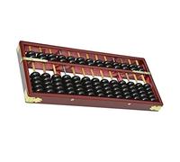 BESPORTBLE Vintage Wooden Abacus for Row Bead Arithmetic Abacus Learning Tool for Early Mathematics Education and Mental Arithmetic Development