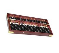 BESPORTBLE Vintage Wooden Abacus Tool for Students and Learning Math Lightweight Portable Educational Counting for Early Arithmetic Training and Mental Calculation