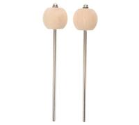 BESPORTBLE Vintage Wooden Bass Drum Hammer Head Hardwood Kick Pedal Beater Replacement for Percussion Instruments Easy Adjust for Authentic Warm Tones and Creative Performance