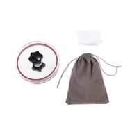 BESPORTBLE Vinyl Record Label Saver Transparent with Wiper and Bag Ergonomic Handle Clamp for Cleaner Sound and Stylus Protection Portable Vinyl Record Cleaner Tool for Collectors