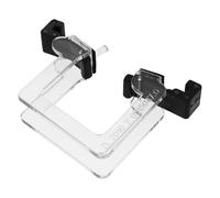 BESPORTBLE Violin Bow Straightener Teaching Accessory Acrylic Practice Corrector to Mini Size Silver for Bowing Technique Beginners and Violinists