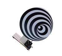 BESPORTBLE Visual Dislocation Turntable Stem Science Kit for Students Artistic Design with Mesmerizing Effects for Classroom Experiments and Sensory Processing Activities