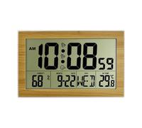 BESPORTBLE Wall Alarm Clock Digital Alarm Clock Indoor Electronic with Large Display Wall Mounted or Tabletop Use for Bedroom Kitchen and Living Room Mains Powered