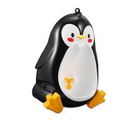 BESPORTBLE Wall-Mounted Baby Boy Urinal Trainer with Removable Bowl, Black Penguin Cartoon Potty for Toddler Toilet Training at Home and Nursery