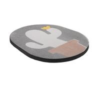 BESPORTBLE Wall-Mounted Cat Scratching Board White Cactus Design, Corrugated Cardboard Scratcher Pad for Indoor Cats, Kitten Scratch Lounge and Claw Grinding 17.6X13.3In