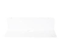 BESPORTBLE Wall-Mounted Floating Storage Rack 1pcs Acrylic Multifunctional Bathroom and Household Speaker Organizer Shelf White Punch-Free Installation