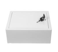 BESPORTBLE Wall Mounted Milk Box Beige with Lock Abs Milk Bottle Holder Featuring Tilted Design and Secure Locking for Deliveries and Items for Front Doors and Outdoor Use