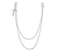 BESPORTBLE Wallet Chain: Men Women Denim Pants Chain Lightweight Punk Pants Belt with Small Cross - Fashionable Accessory for Casual Outings and Hip Hop Style
