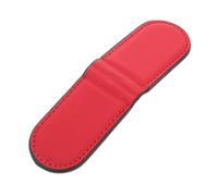 BESPORTBLE Wallet for Men Pu Leather Money Clip Red Credit Card Clamp Business Card Holder Cash Holder Minimalist Front Pocket Slim Wallet