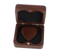 BESPORTBLE Walnut Guitar Pick Wooden Guitar Plectrums for Acoustic Bass Mini Thumb Picks for Banjo and Ukulele Solid Wood Plectrums for Beginners Accessories