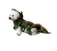 BESPORTBLE Warm PET Dog Costume Crocodile Transformation Outfit Dog Jumpsuit for Small Soft Fabric for Halloween or Dress-Up