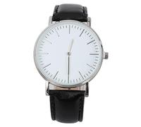 BESPORTBLE Watch Casual Lightweight Quartz Glass, Featuring Timekeeping Precise Wristwatch Classic with Pu Band and High-Hardness Retro Design for or Men Work Daily Wear