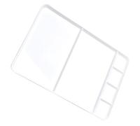 BESPORTBLE Watercolour Mixing Palette Plastic Paint Palette Tray for Artists Smooth Surface PP Multi-Grid Practical Mixing Trays