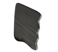 BESPORTBLE Wavy Black Horn Gua Sha Scraper Massage Tool for Beauty Massage and Spa Care, Multi-Functional Hydrating Muscle Scraper Easy to Hold for Family and Professional Use